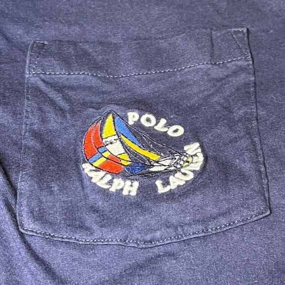 NWT Polo Ralph Lauren Sailboat Sailor Boat Yacht Regatta Pocket‎ Soft Shirt XXL - Picture 4 of 7